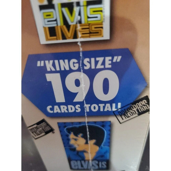 Press Pass 2008 Elvis Presley Factory Sealed King Size Bonus Box 190 Cards - Picture 4 of 4